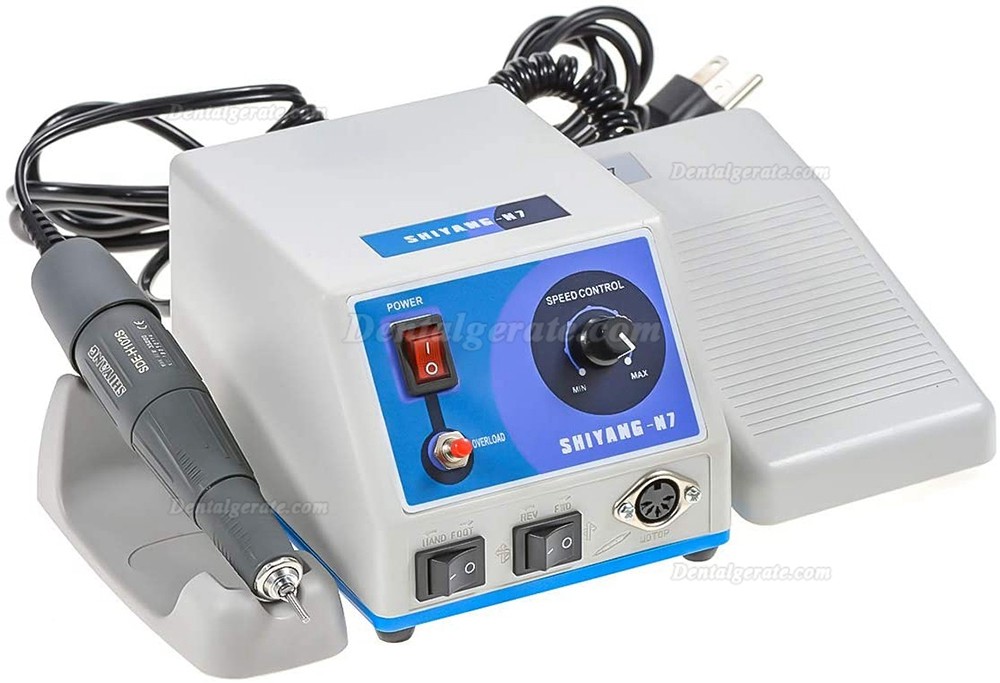 Shiyang N7S S04 Micro Motor mit Mikromotor Handst&uuml;ck (Kompatibel Marathon)